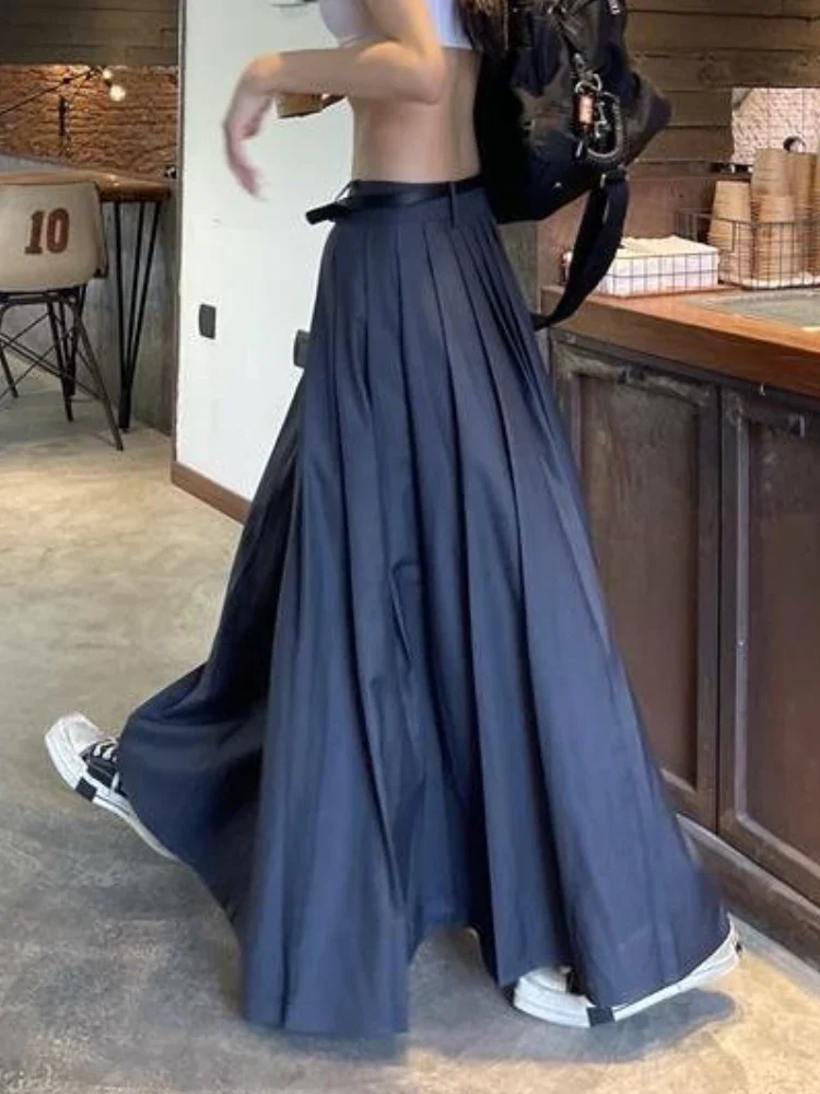 Pleated Floor Length Classic Skirt - Image 5