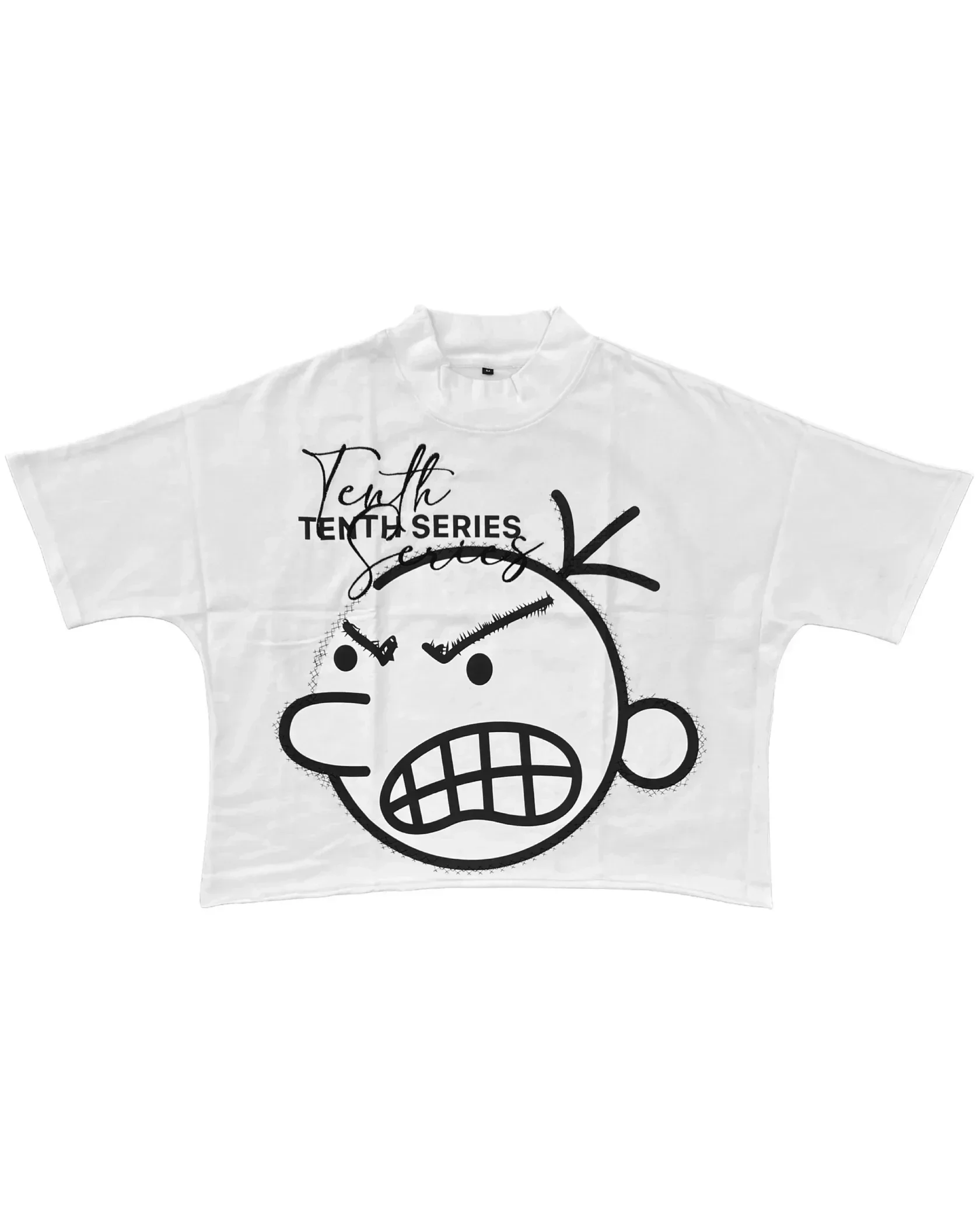 Summer Gothic Cross Graphic Print Cotton T-shirt - Image 10