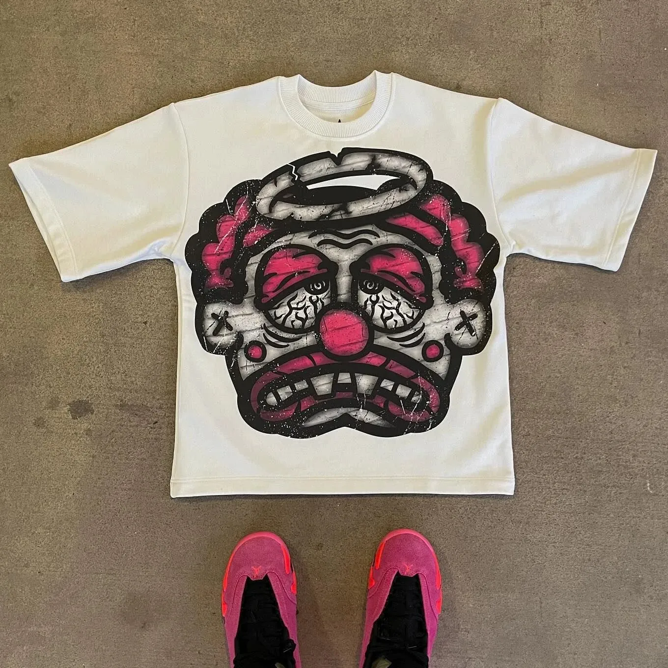 Trendy Y2K Character Graphic Cotton T-shirt - Image 11