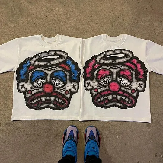 Trendy Y2K Character Graphic Cotton T-shirt - Image 6