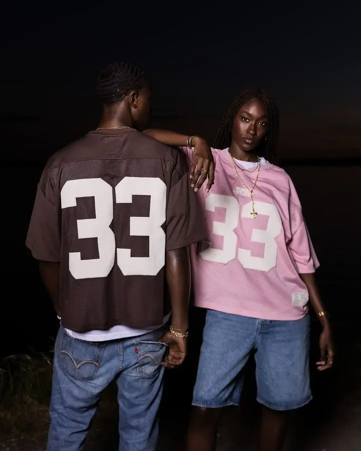 Y2K Football Digital Graphics T-shirt - Image 5
