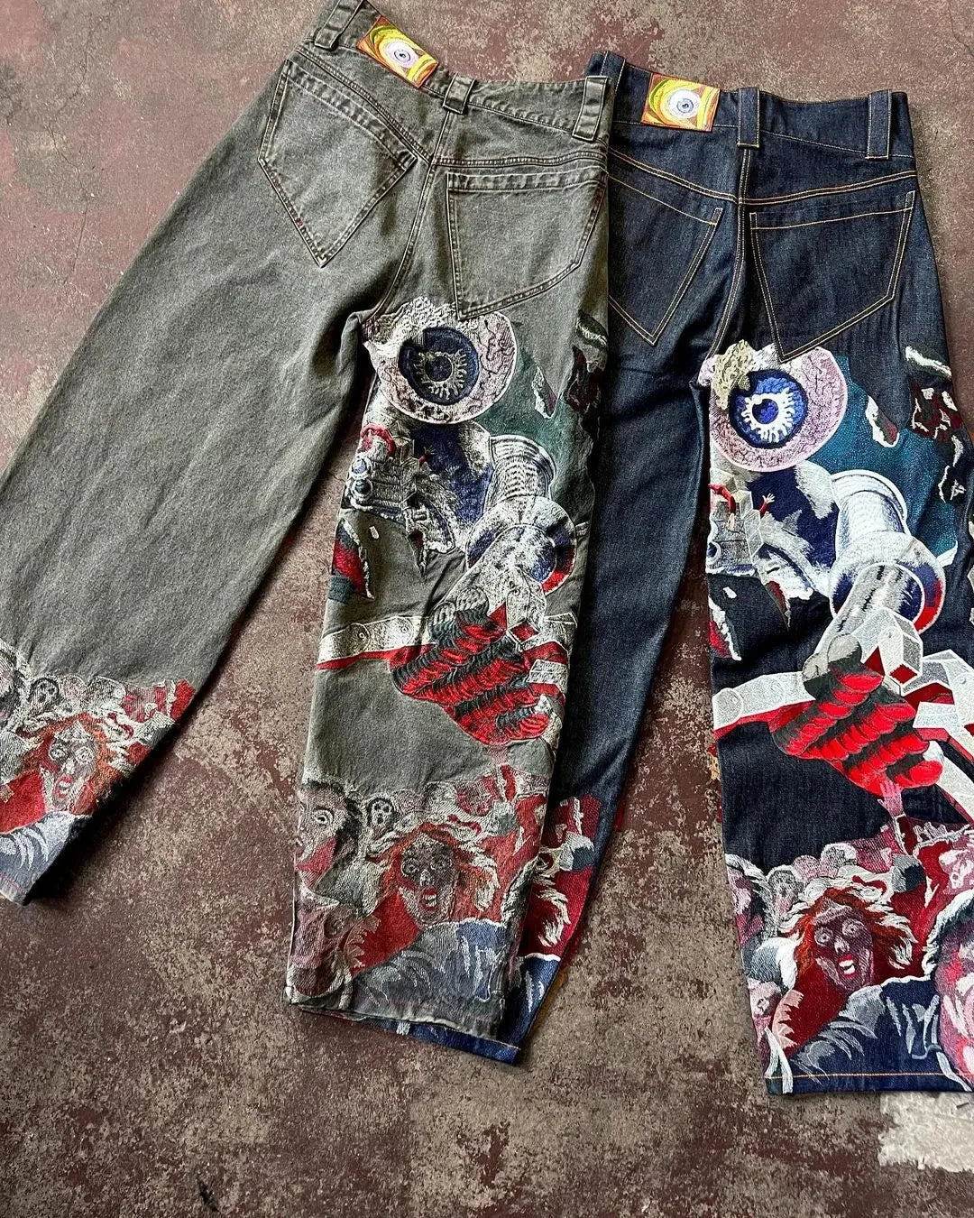 Y2K Gothic Streetwear Baggy Pant - Image 3