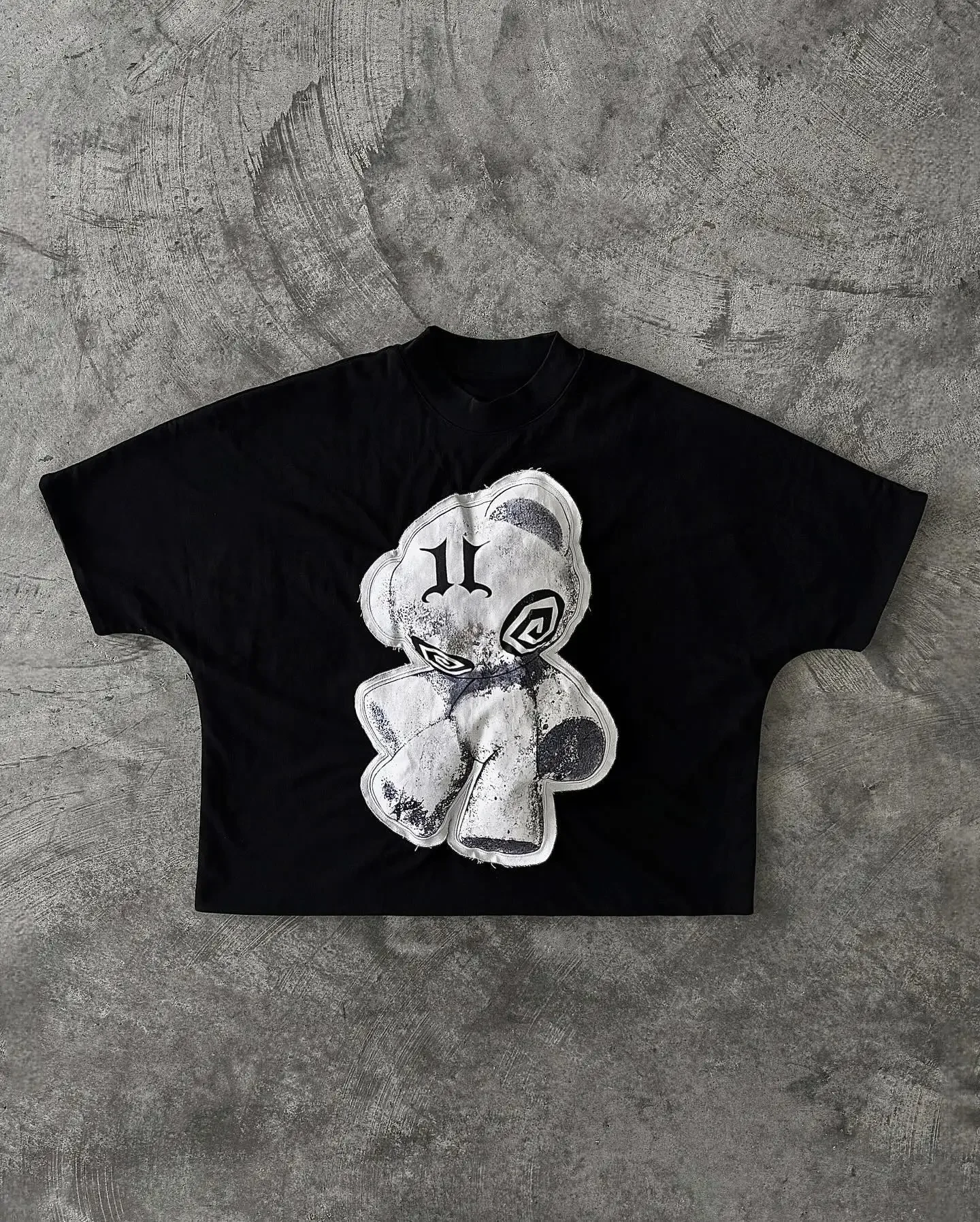 Y2K Punk Hip Hop Cartoon Portrait Graphic T-shirt - Image 6